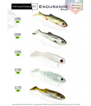 NANIWAOSAKASHI ENDURANDE SHAD 70MM SİLİKON YEM