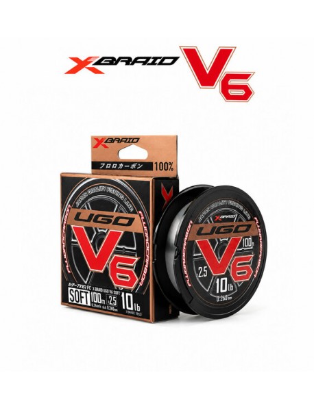 YGK X060 F-UGO V6 SOFT FC 100M fluorocarbon misina YGK X060 F-UGO V6 SOFT FC 100M fluorocarbon misina
