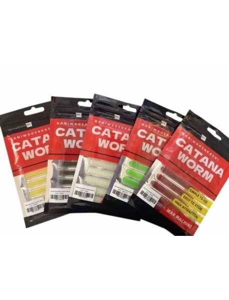 NaniwaOsakaShi Catana Worm 8cm 10Pcs