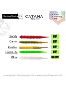NaniwaOsakaShi Catana Worm 8cm 10Pcs