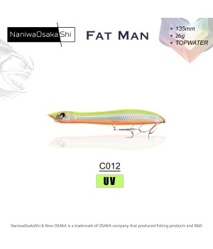 NANIWAOSAKASHI FAT MAN 135MM 26GR TOPWATER