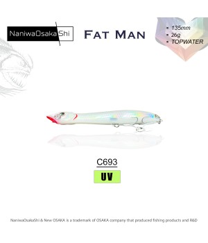 NANIWAOSAKASHI FAT MAN 135MM 26GR TOPWATER