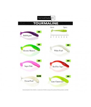 Naniwa Osaka Shi Tourmaline 6cm 5'li paket Silikon Yem