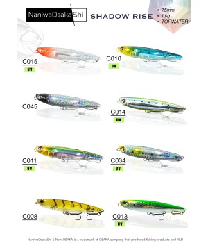 NANIWAOSAKASHI SHADOW RISE 75MM 7.8G SAHTE BALIK