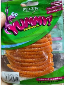 FUJIN Yummy Sandworm 7cm LRF Silikonu