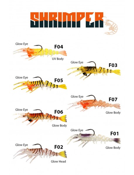 Fujin Shrimper 75mm 8.5gr Silikon Karides