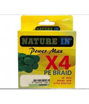 Nature In Power Max 4x Pe Braid 150M Green M
