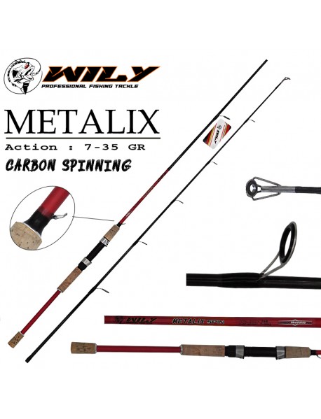 Wily Metalix 210 cm Spin Kamış 7-35 gr