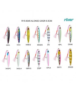River Alonso Jig Lure Baby Jig 20 Gr